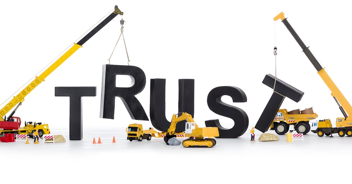 Crew building word trust