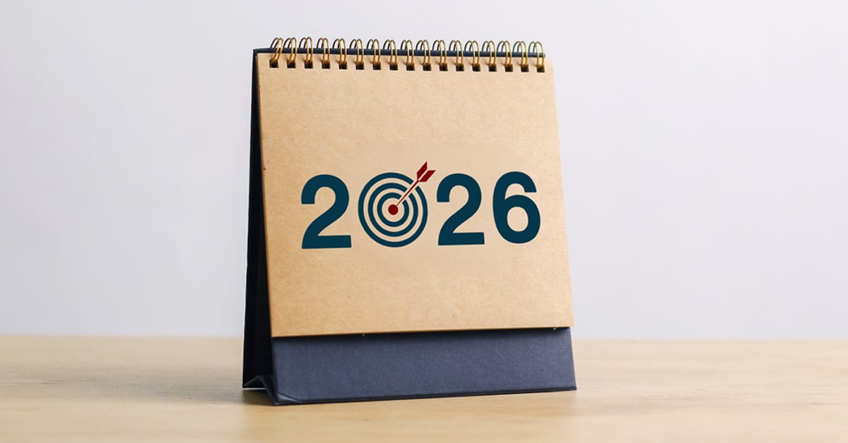 2026 calendar with focus bulls eye