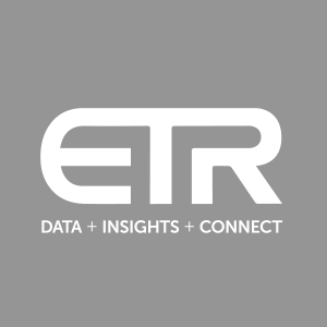 ETR Logo - Data, Insights, Connect