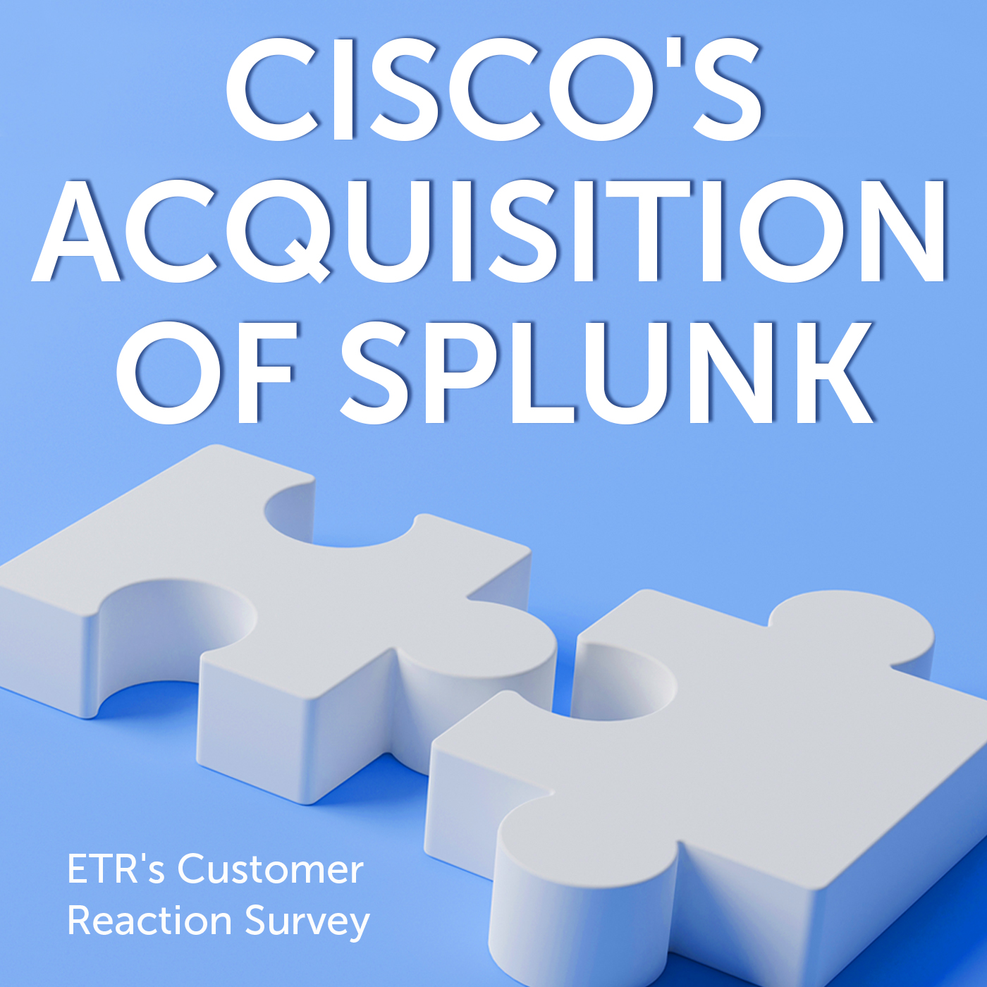 Headline art showing 2 puzzle pieces:Cisco's Acquisition of Splunk