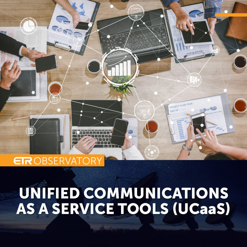 Unified Communication as a service tools (UCaaS) headline art